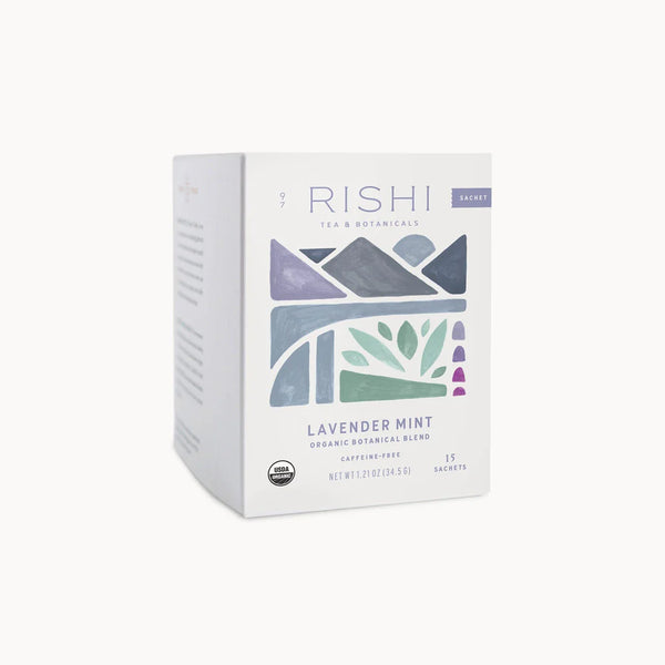 Rishi Tea Lavender Mint Sachet Tea Bag - 15ct Box