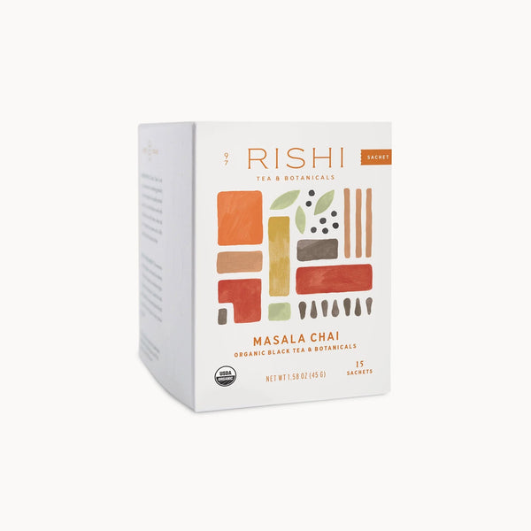 Rishi Tea Masala Chai Sachet Tea Bag - 15ct Box