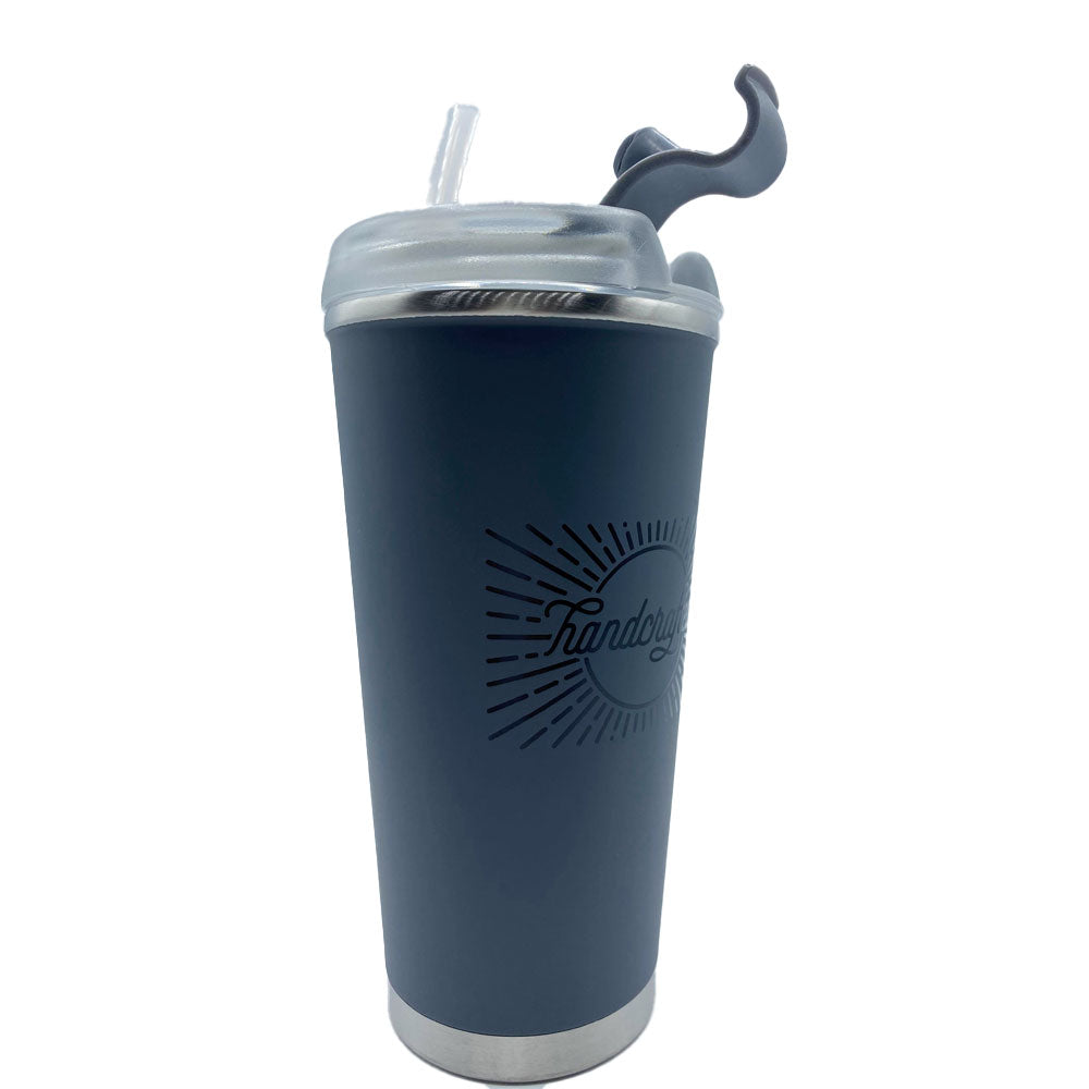 Handcrafted Logo Travel Tumbler with Straw - Thomas Hammer Coffee Roasting  Company